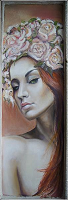 E. Orginal  Öl auf Holzplatte 
 
20x60 cm