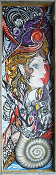 Orginal  Öl auf Holzplatte 
 
20x60 cm